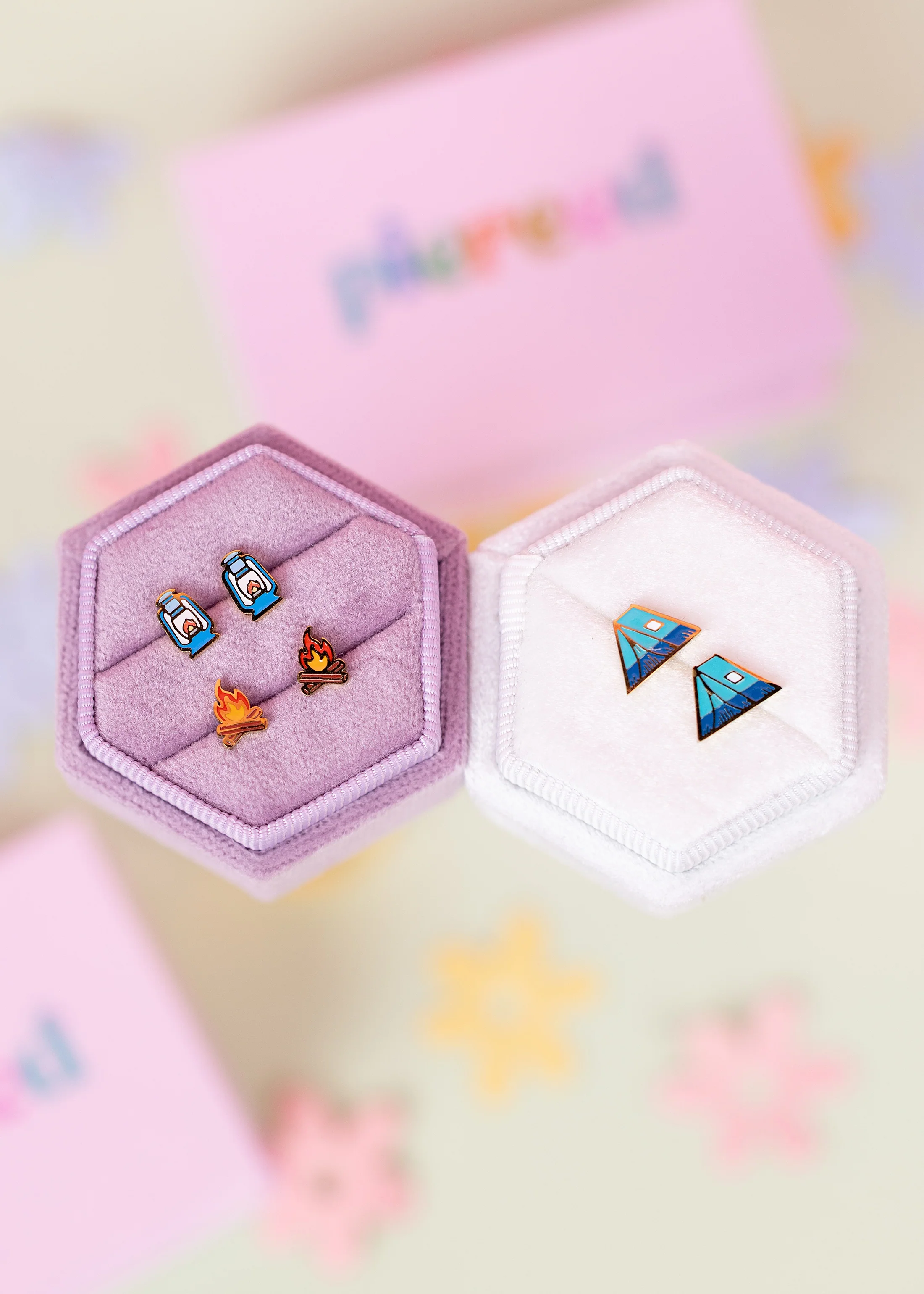 Camping Screwback Earrings Set - Image 2