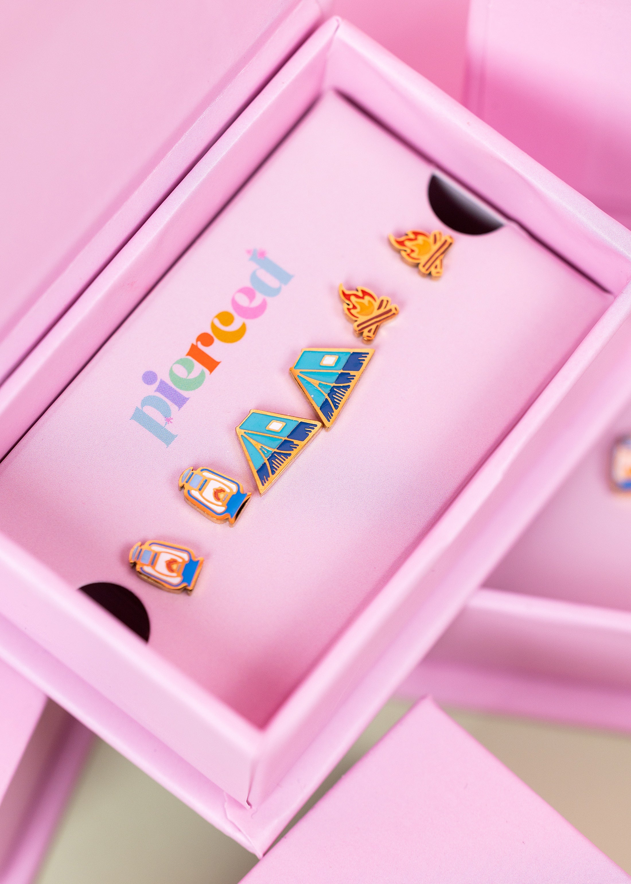 Camping Screwback Earrings Set - Image 3