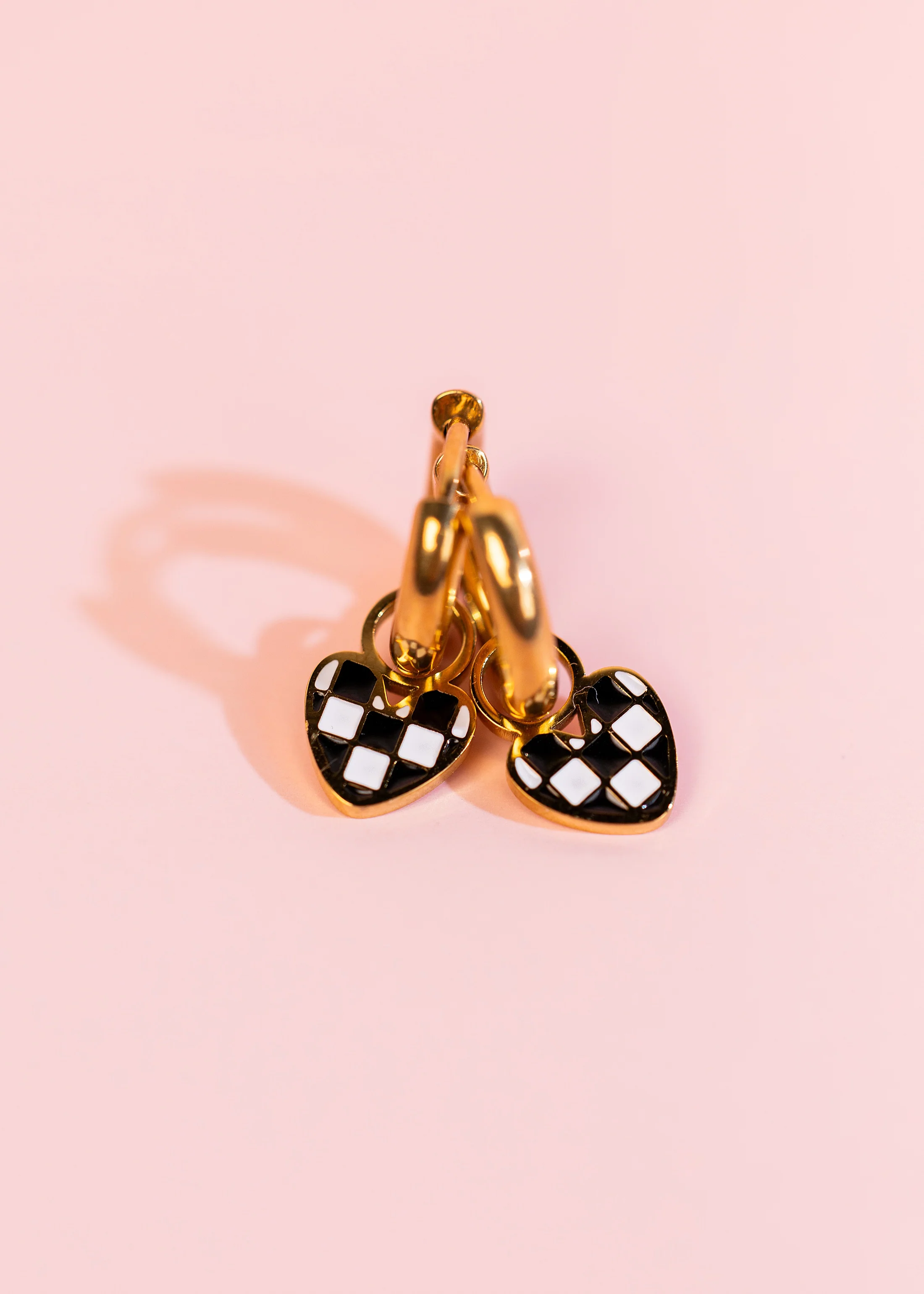 Checkered Heart Charms - Image 4