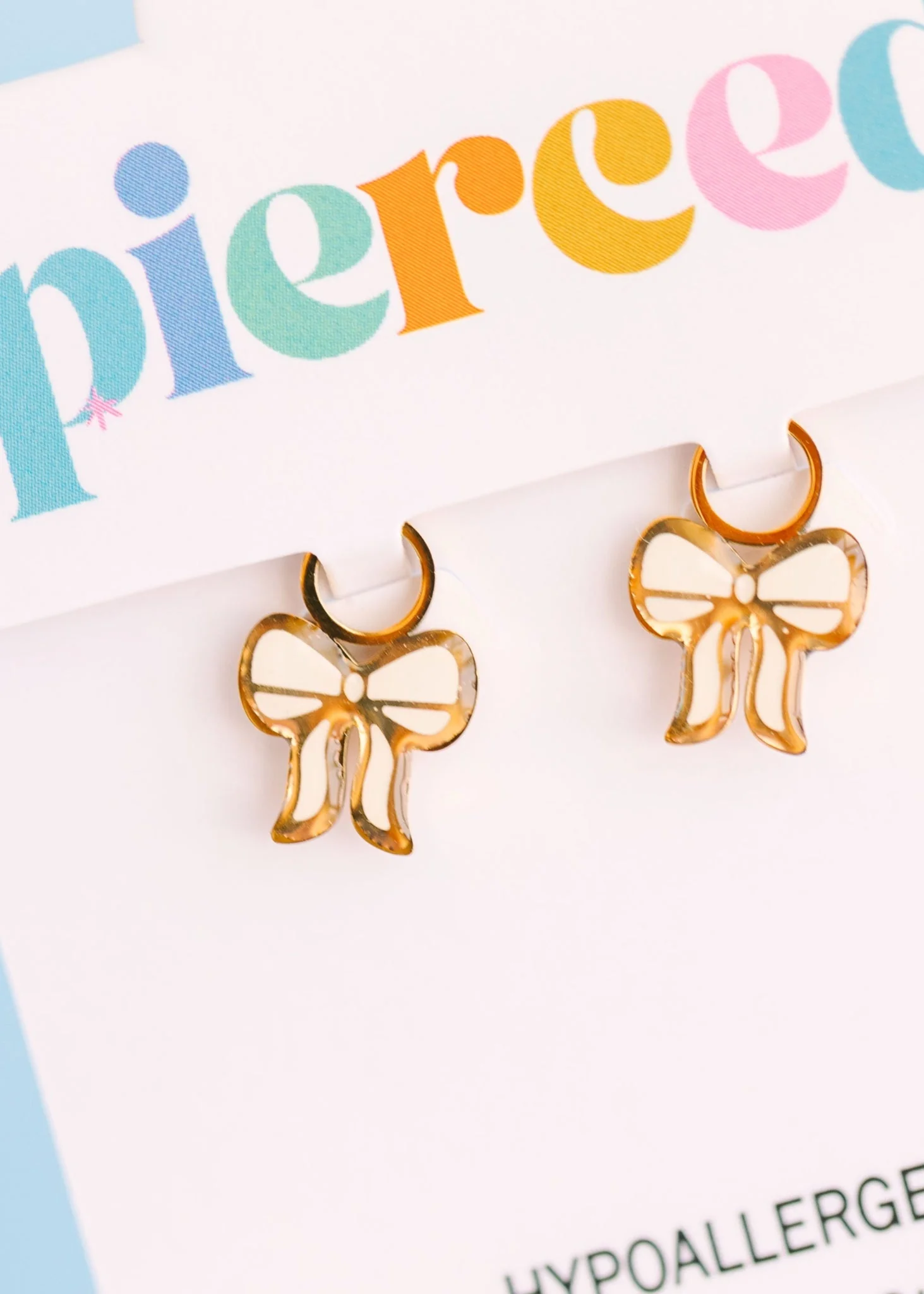 Cream Bow Charms
