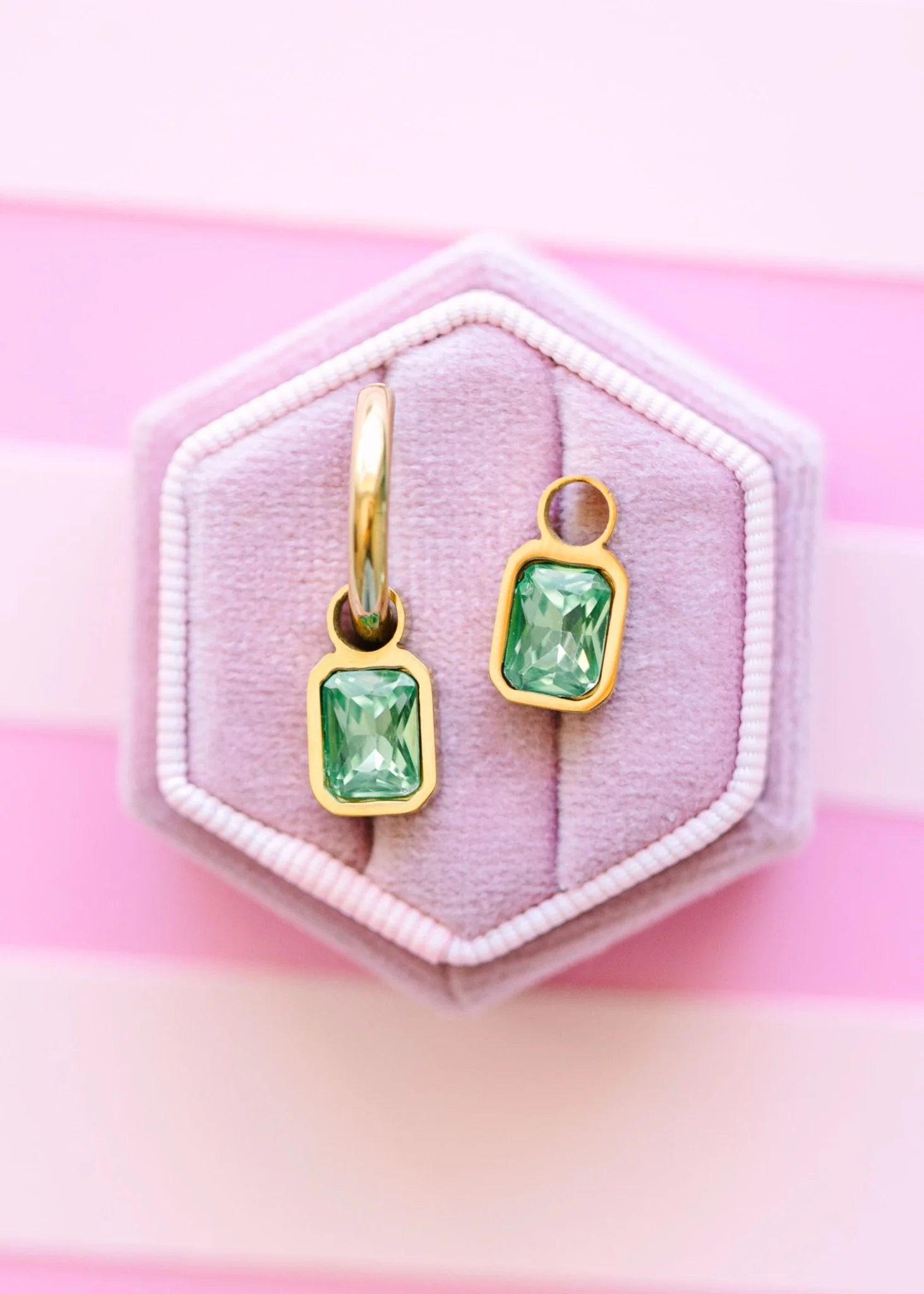 Emerald Gem Charms