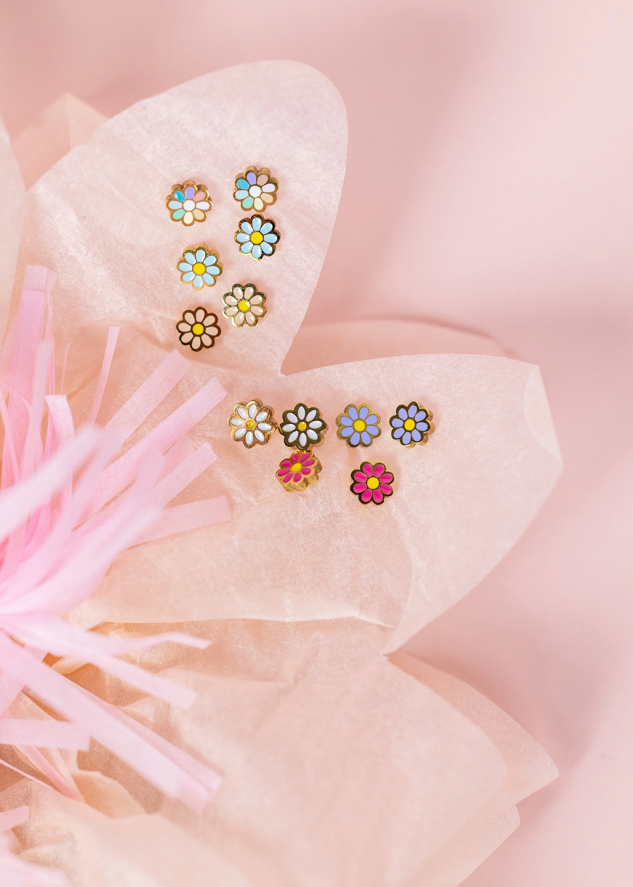 Tiny Rainbow Daisies - Image 3