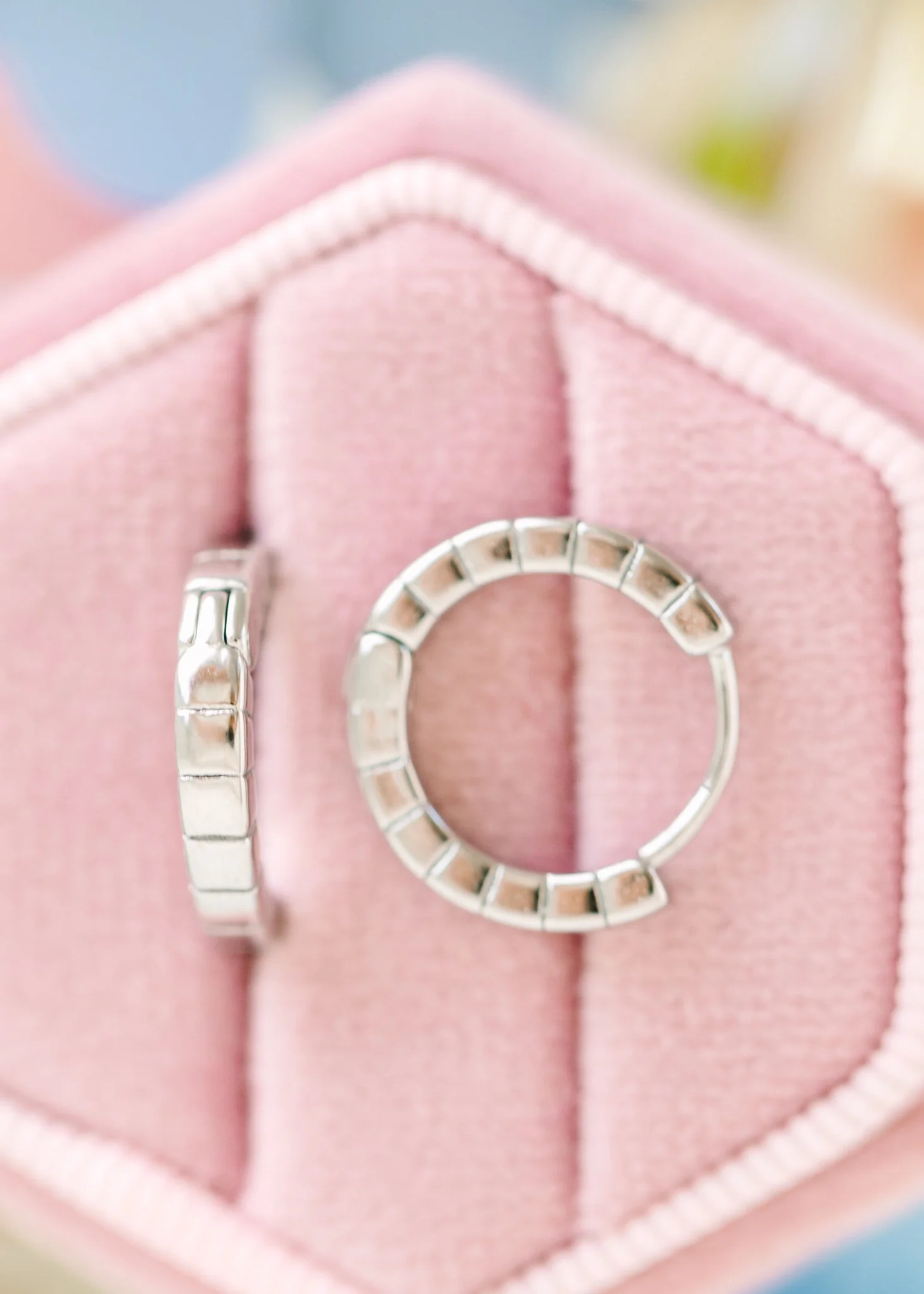 Silver Keystone Huggies