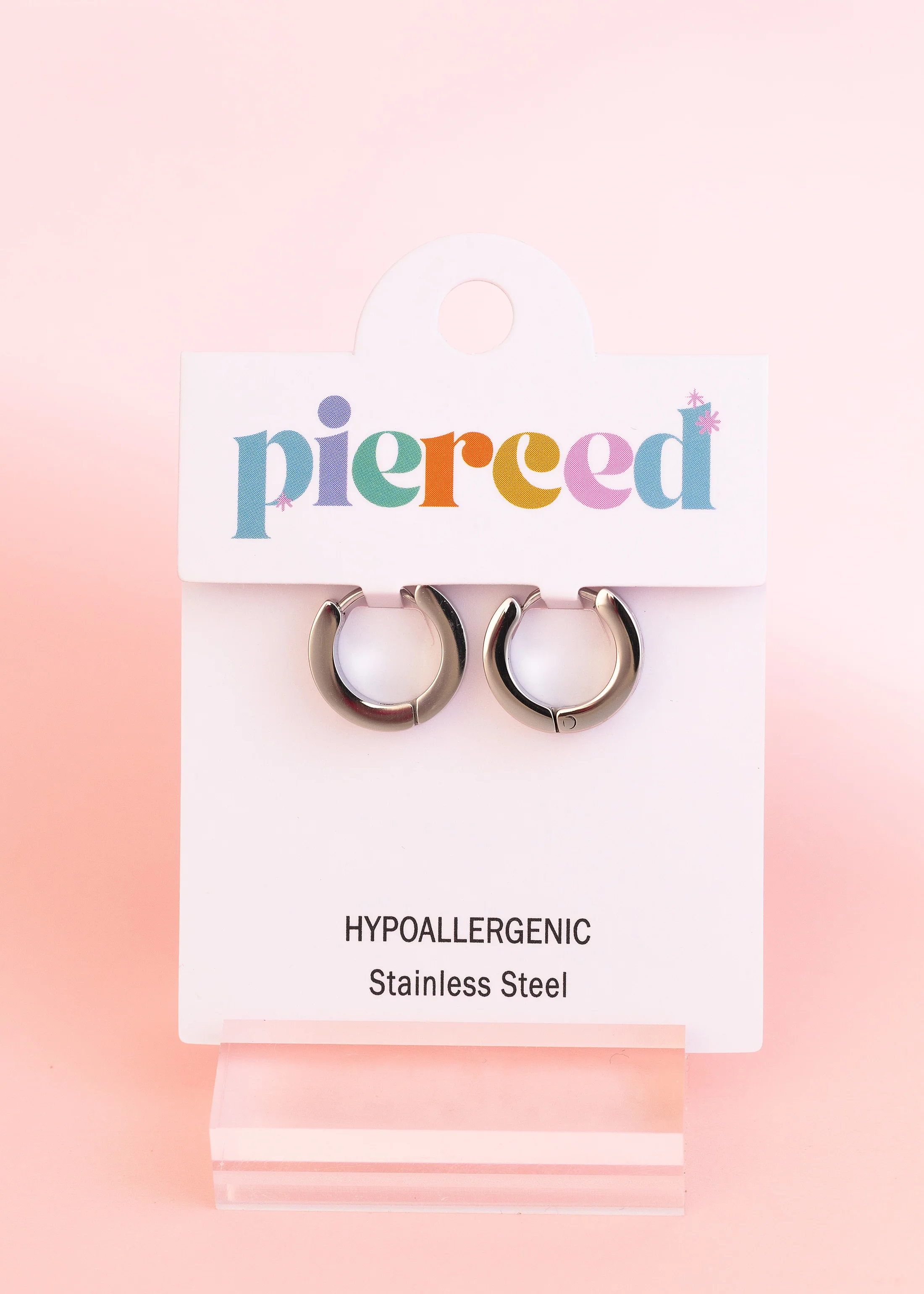 Silver Lilac Checkered Huggies - Image 2