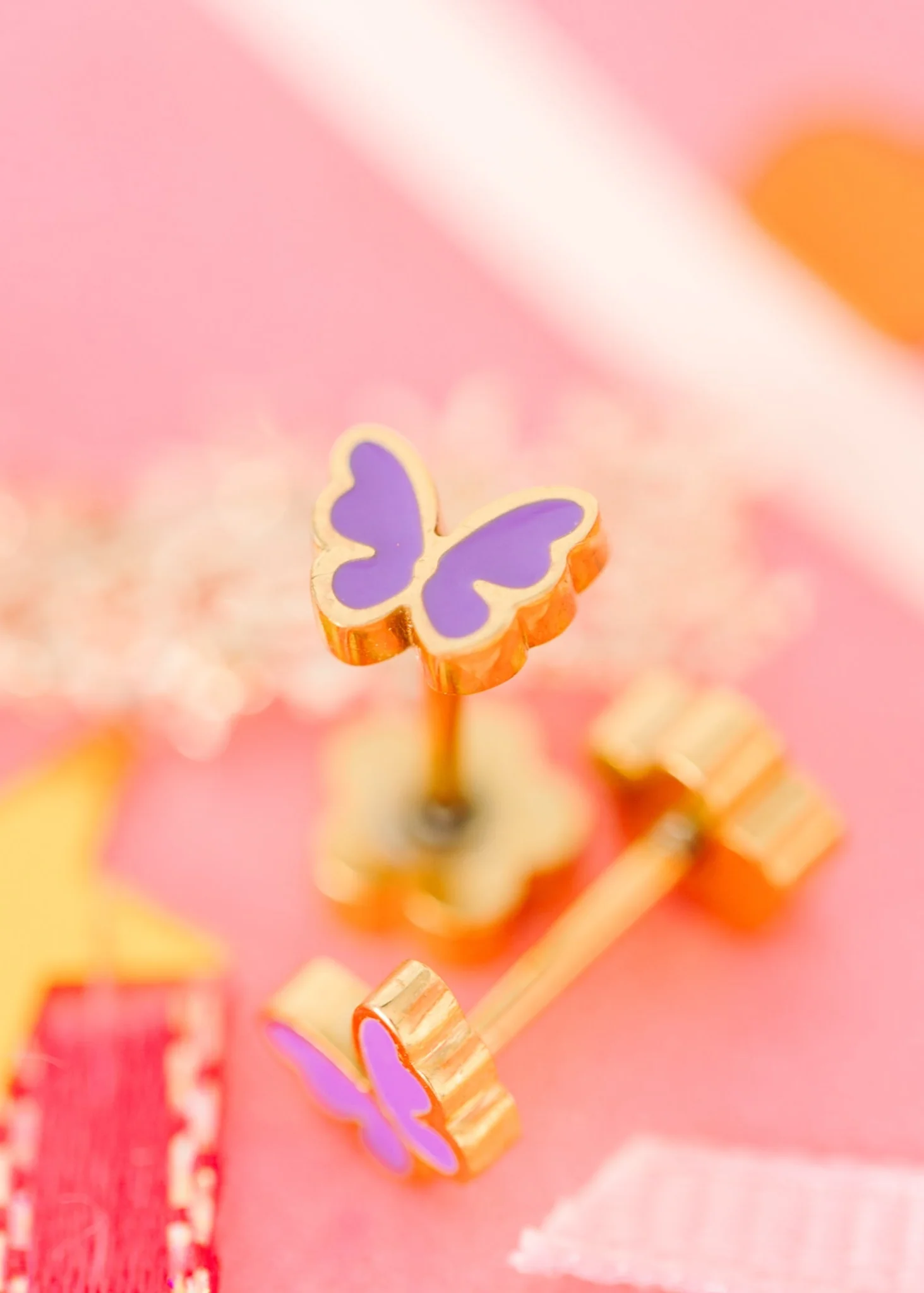 Tiny Purple Butterfly
